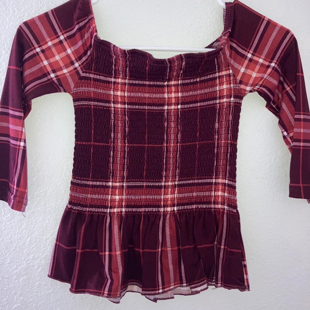 Long sleeve crop top